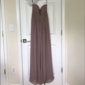 Jenny Yoo Aiden Bridesmaid Dress Pecan Sz 2 NWOT